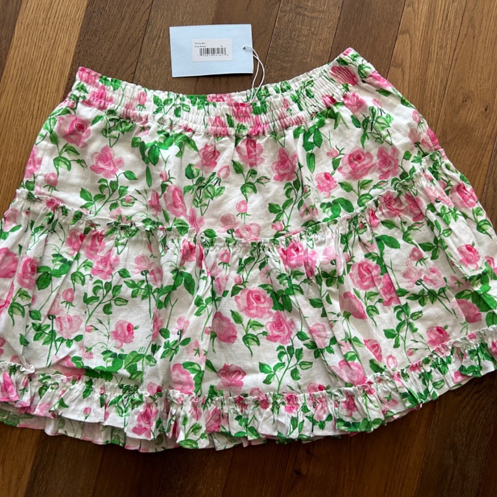 Hill House Paz Skirt Pink Roses XL - Picture 2 of 3